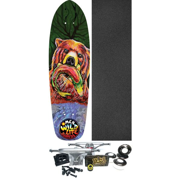 Omen Boards Fisher King Mini Cruiser Skateboard Deck - 8.5" x 29" - Complete Skateboard Bundle